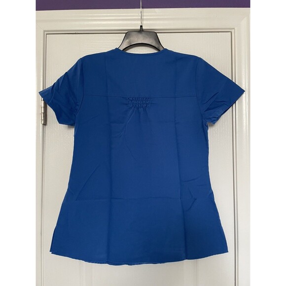 Grey’s Anatomy Scrub Top Royal Blue 71166 Women's Size Small NWOT - Picture 2 of 10